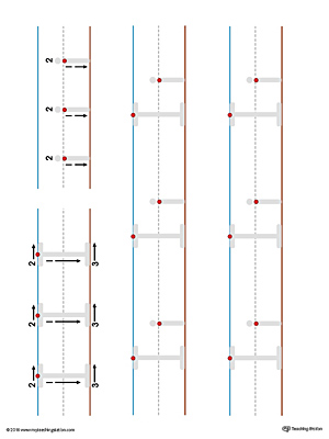 Practice writing the lowercase and uppercase letter I with this printable writing mat.