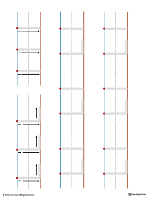 Practice writing the lowercase and uppercase letter L with this printable writing mat.