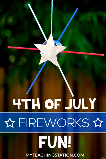 4th of July Fireworks Kids Craft