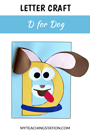 Letter D Craft: Dog