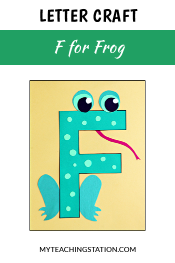 Letter F Craft: Frog