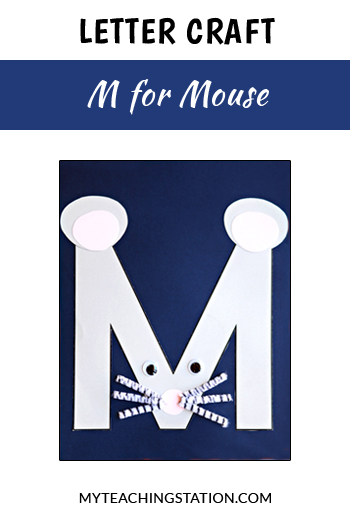 Letter M Craft: Mouse