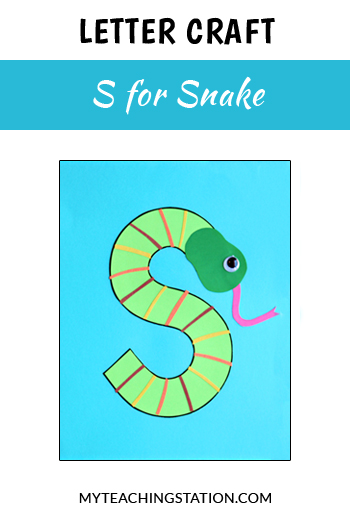 Letter S Craft: Snake