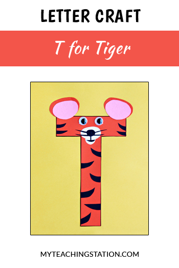 Letter T Craft: Tiger