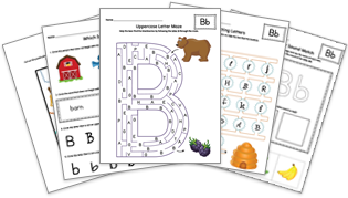 Learning the Alphabet Worksheet Bundle