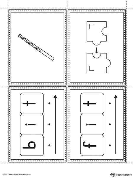 IT Word Family Image Flashcards Printable PDF