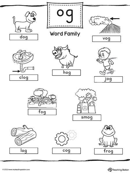 OG Word Family Image Poster