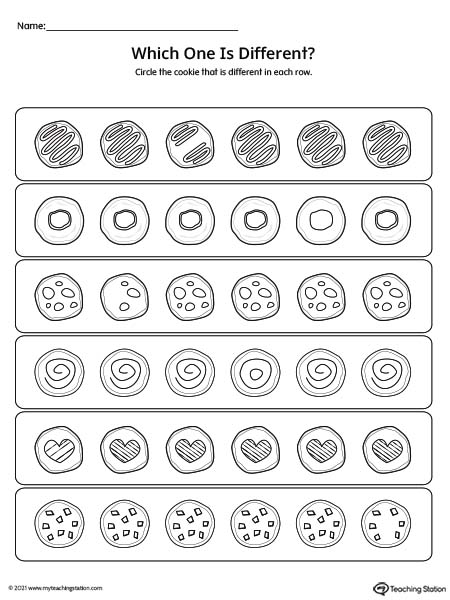 Which Cookie Picture Is Different?